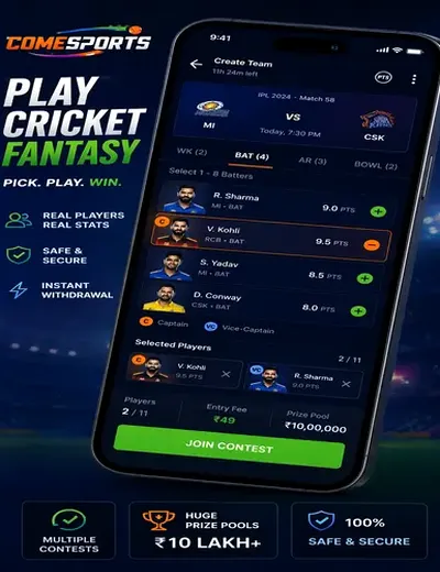 SlotsXoro (777 slots real money) fantasy cricket & matchday visual 2
